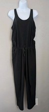 Patagonia Black Fleetwith Sleeveless Jumpsuit Women's M Pockets Versatile Travel