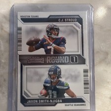 Panini 2023 Contenders Round Numbers Rookie #4 C.J. Stroud/Smith-Njigba