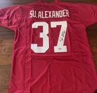 Alabama Crimson Tide Tristar Shaun Alexander Football Jersey Autographed