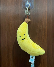 Jellycat Amuseable Fluffy banana Keychain Plush Doll Birthday Gift Kids Toy HOT