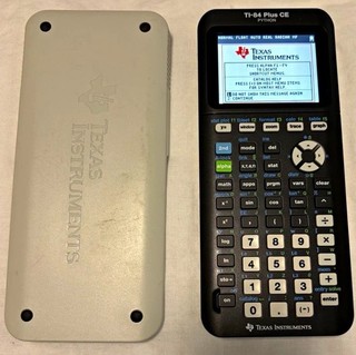Texas Instruments TI 84 Plus CE Python calcolatrice grafica con coperchio e cavo USB
