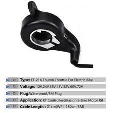 F r E-Bike E-bike Thumb Throttle Electric Bicycle Throttle Pedelec Draussen