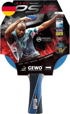 GEWO PS Blast Carbon Pro Tischtennisschläger - ITTF Genehmigter Profi-Tischtenni