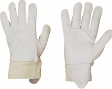 Premium Leather Safety Driver Gardening Gardeners Workers Gloves - See Offers