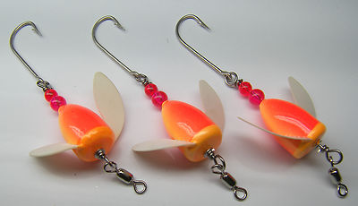 LOTTO SPIN N GLO 3 SPINNER ESCA TROTA SALMONE STEELHEAD LOTTO SPIN N GLO 3 SPINNER ESCA TROTA SALMONE STEELHEAD