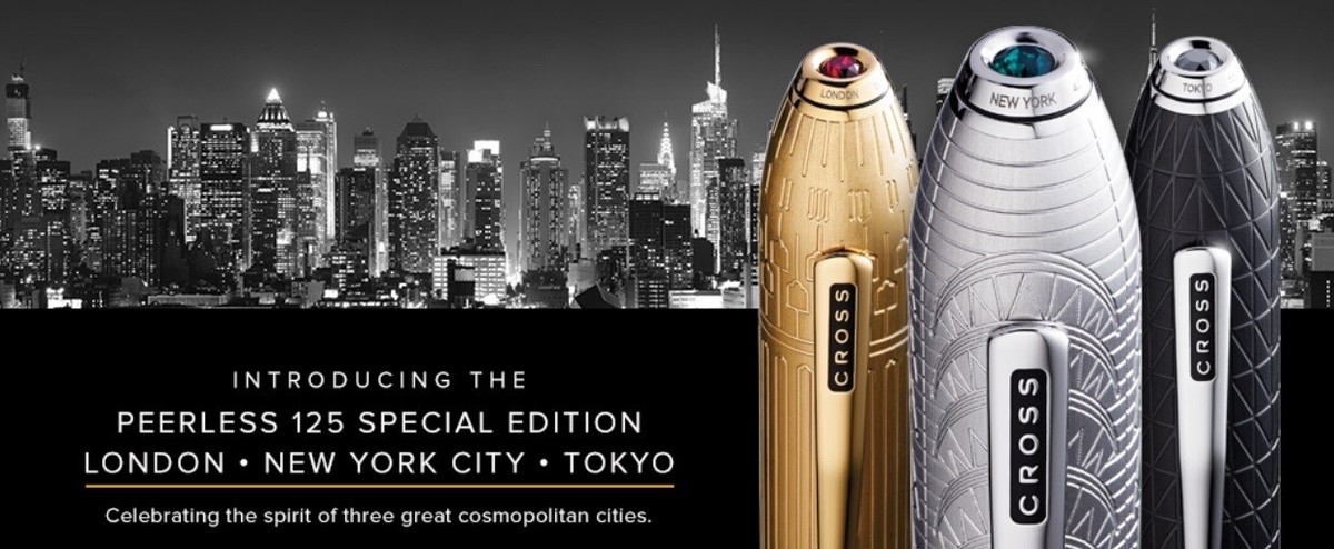 CROSS PEERLESS 125 ニューヨーク Cross Peerless 125 New York Platinum Ballpoint Pen - Walmart.com