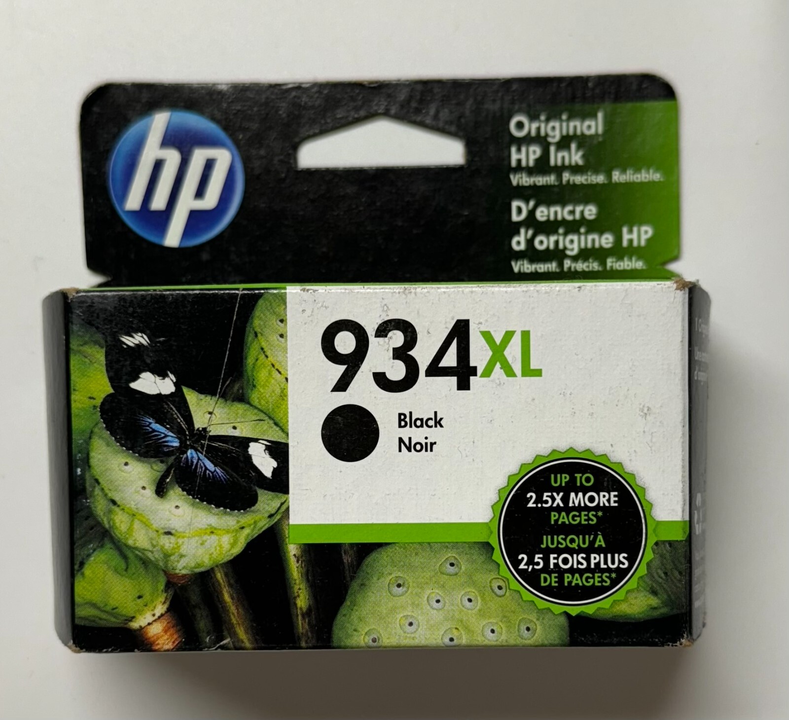 HP 934XL High Yield Black Genuine Ink Cartridge, C2P23AN
