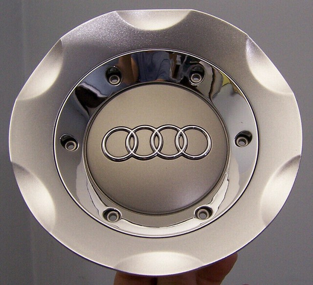 06 Audi TT Mk1 Convertible 1150 Center Cap Set Avus Silver 6 Spoke