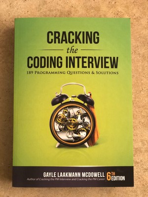Cracking the Coding Interview : 189 Programming Questions and Solutions by Gayle
