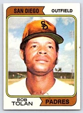 Bob Tolan  1974 Topps  #535 - Please see pics for cond.