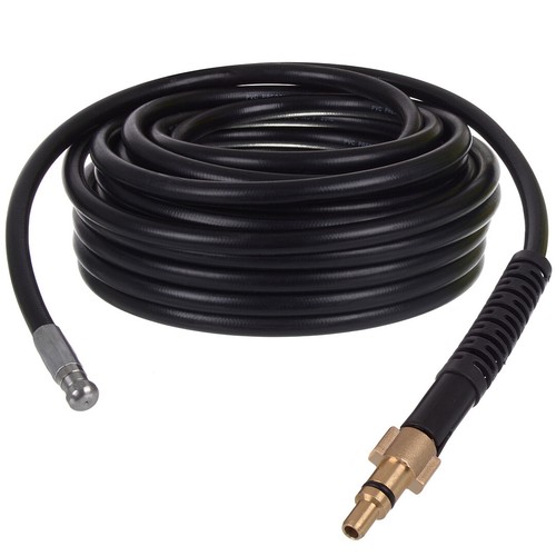 Tuyau De Débouchage Canalisations 15m Compatible Karcher K2-K7 - Avec 3 Adaptateurs, 2 Buses, Ruban Adhésif - 2