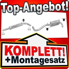 Auspuff für SEAT AROSA 1.4 TDI 1.7 SDI Auspuffanlage