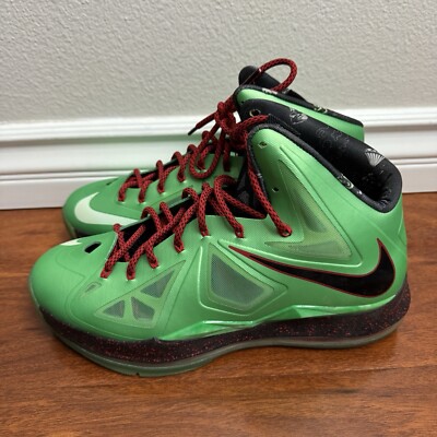 Nike LeBron X Cutting Jade Size 11.5