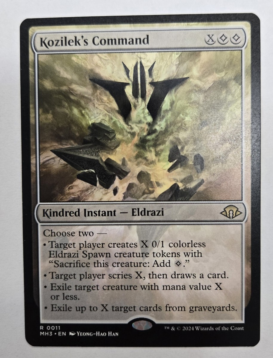 Kozilek's Command 4枚セット Kozilek's Command Modern Horizons 3 Regular | eBay