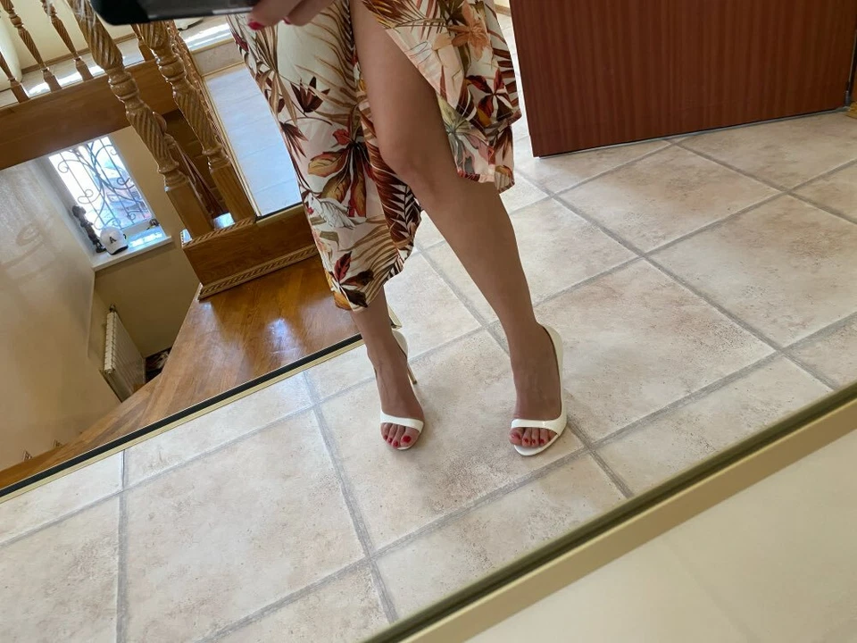 Mujer Moda D'Orsay Peep Toe Sandalias de Tacón Alto Zapatos de Boda de Novia Foto 4 de 4