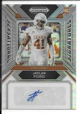 2024 Prizm Draft Picks Silver Sensational Signatures Jaylen Ford Auto Autograph