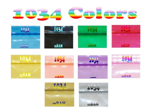 LOTE DE 1000 COLORES DE BOLSAS DE POLIETILENO CON CREMALLERA APPLE 1.0x1.0"" a 2.0x2.3"" 2.5 3.0 mil - Imagen 12 de 12