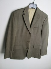 Hugo Boss Scorsese Wool Silk Gold Microgrid 38S Suit Jacket Blazer sportcoat EUC