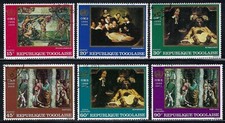 Togo 1968 6v. CTO NH • 25th Anniversary of WHO • Paintings • Medicine • Art