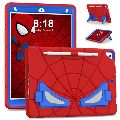For iPad 5 6 7 8 9 10 11th Gen Air Pro 11 Kids Spider-Man Case Shockproof Cover - Picture 18 of 132