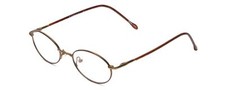 Calabria Flex Collection KIDS 64 Oval Reading Glasses 0.75 Antique Gold/Demi To