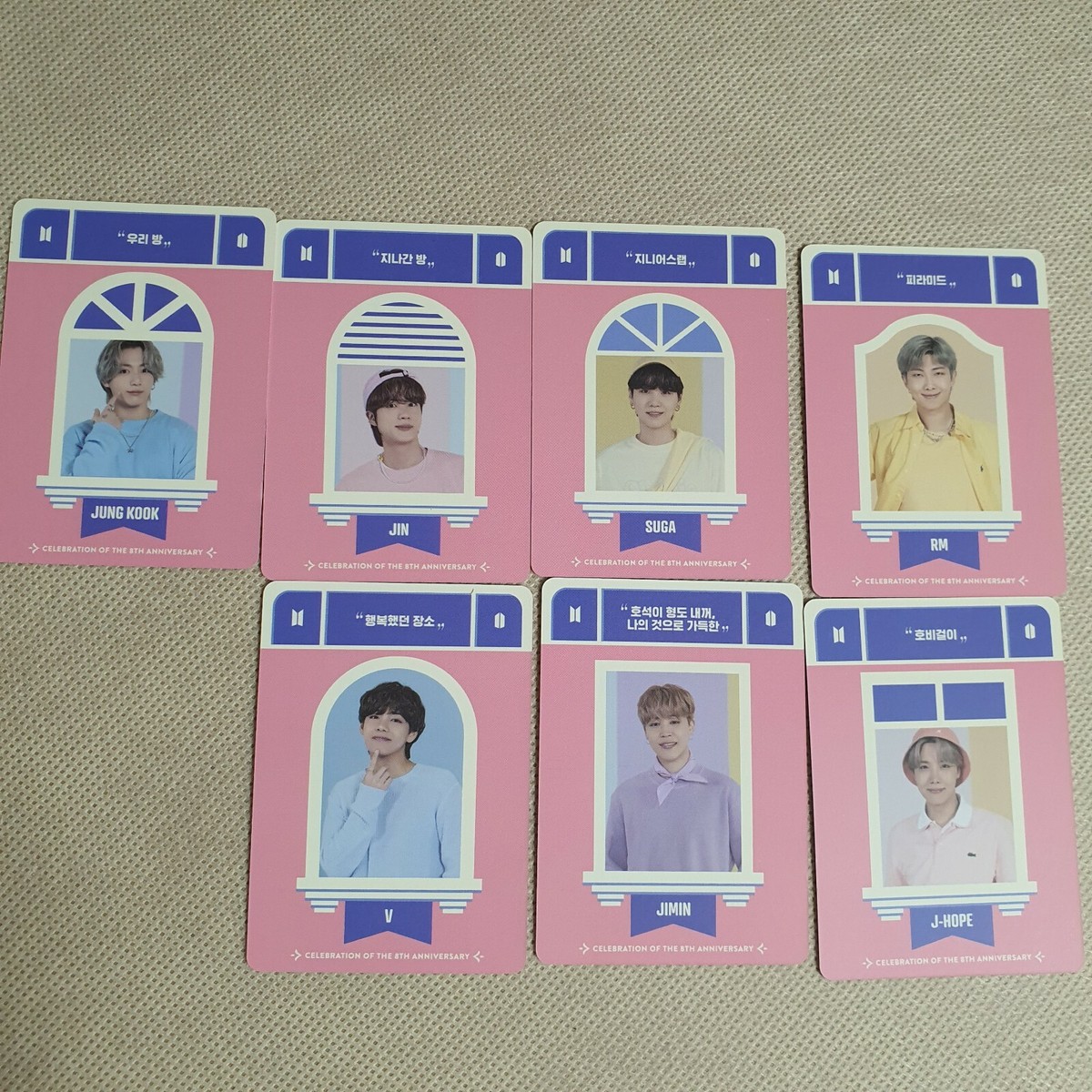 BTS] 2021 FESTA D-DAY CALENDAR 8th Anniversary 610 photo card | eBay