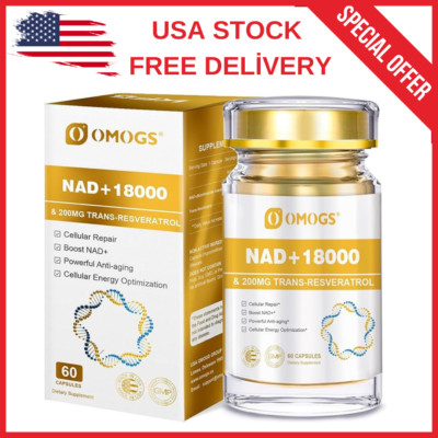 NAD+ Supplement for Anti Aging, Energy, Focus Booster Nicotinamide Riboside US