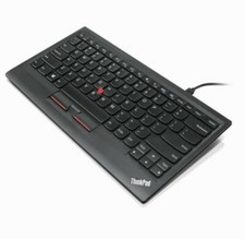 New Lenovo ThinkPad USB Keyboard TrackPoint compact Award winning Black 0B47190