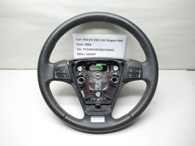 2006 VOLVO V50 MULTIFUNCTION STEERING WHEEL PHONE 30721755 OEM