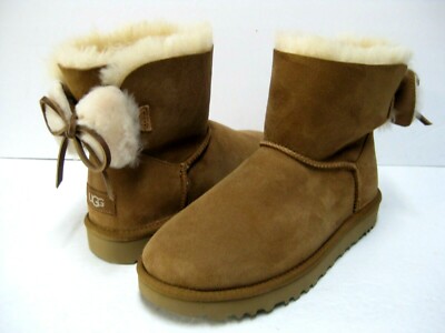 UGG CLASSIC MINI DOUBLE BOW WOMEN BOOTS 