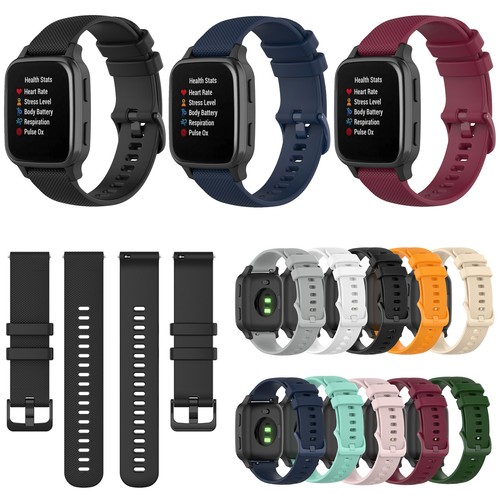 20mm Correa de reloj Correa Para Garmin Venu Sq / Forerunner 245645 Pulsera  | eBay