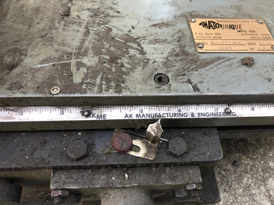 Contrapunto torreta torno fabricación único Amatco grande pesado Foto 4 de 4