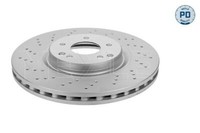 2X Meyle 083 521 0006/PD Bremsscheibe FüR MERCEDES-BENZ