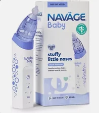 Navage Baby Nasal Aspirator - Gentle, Pediatrician Recommended Nasal Aspirator 