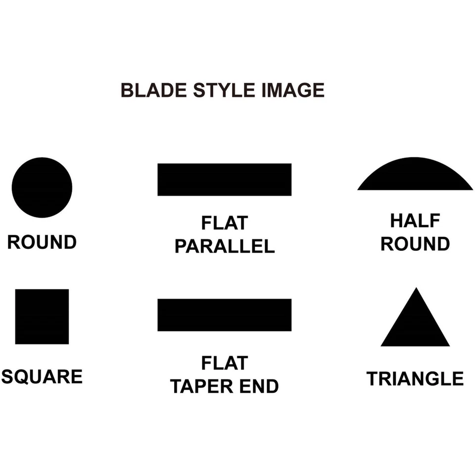 2 Set Hyper Tough 6pc Needle File Set for Jeweler Wood Carving Model Metal Glass - Image 4 of 4