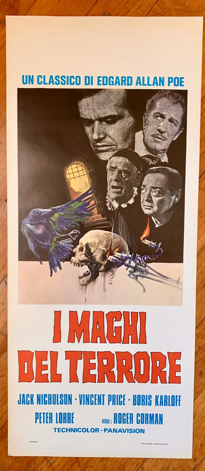 Locandina originale film I maghi del terrore (1963) - Regia di Roger Corman