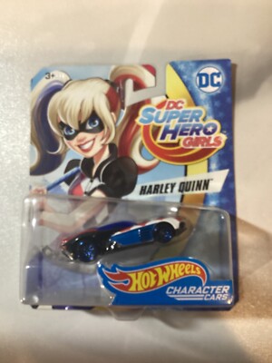 Hot Wheels HARLEY QUINN Character Car 2016 DC Super Hero Girls Harley ...