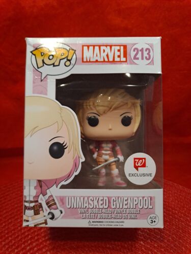 Funko Pop/Marvel/ Unmasked Gwenpool /Walgreens Exclusive #213 - Picture 1 of 14