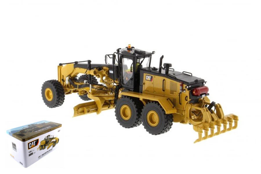 Modelo De Vehículo De Construcción Diecast CAT 16M3 Motoniveladora Escala 1:50 - Imagen 3 de 4