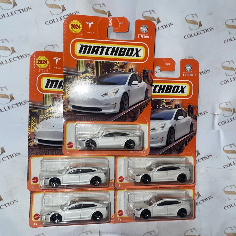 Matchbox Tesla Model 3 New For 2024 Lot 5 - Image 3 of 4
