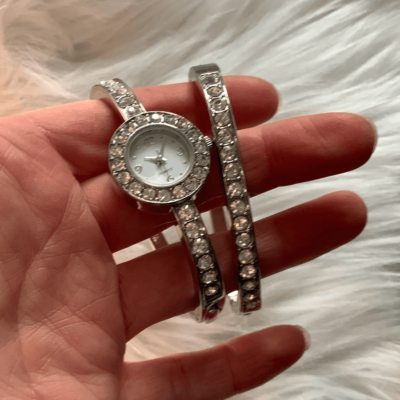 Gift watch set quartz diamonds bracelet | eBay