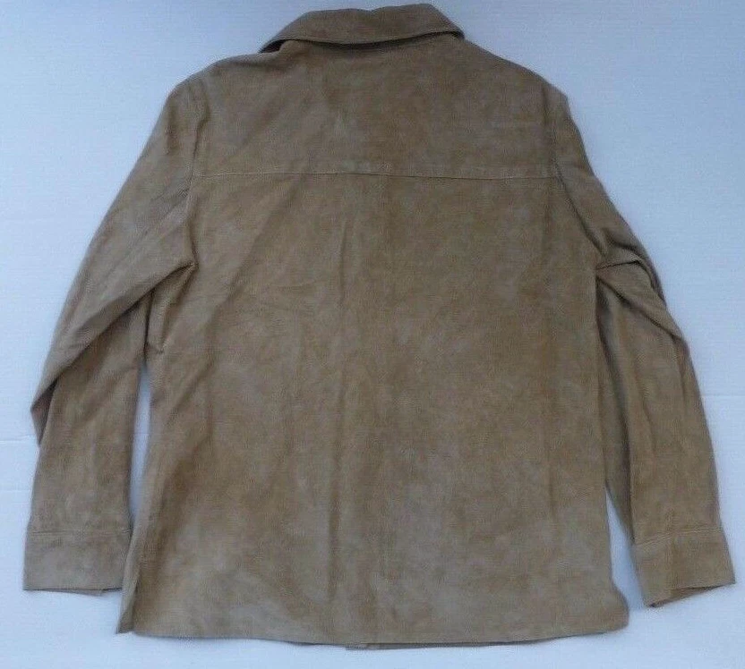 Camisa Great Northwest Mujer Pequeña Cuero Marrón Abotonada Excelente Estado Foto 2 de 4