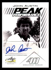 2017 Leaf Signature Series Tennis Peak Performance John Austin Auto (ref 33707)
