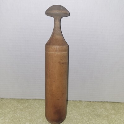 Antique Wooden Primitive Masher Pestle Kitchen Tool
