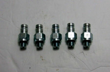 (5 Pcs) Parker  PD341Y Diagnostic Test Port,PD Series Nipple, Male SAE Straight