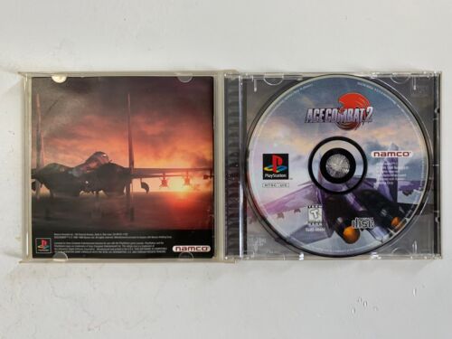 Ace Combat 2 PS1 PlayStation 1 + leere Registrierungskarte komplett CIB NAMCO Play - Bild 1 von 4