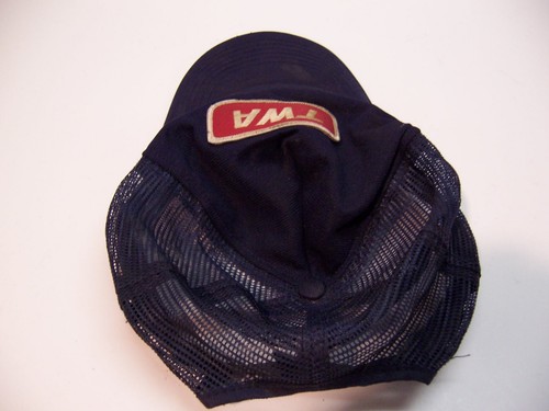Gorra ajustable bordada vintage TWA Trans World Airlines #R218 - Imagen 3 de 5