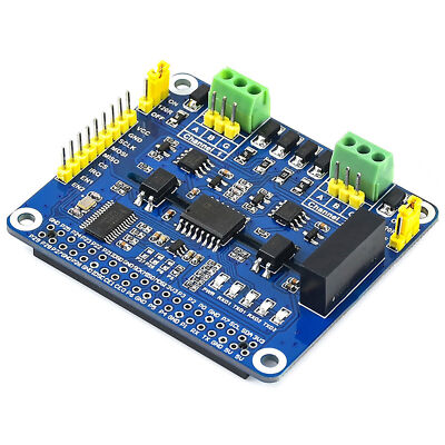 For Raspberry Pi 4B/3B+  Dual-channel RS485 Expansion Board SPI Interface Module