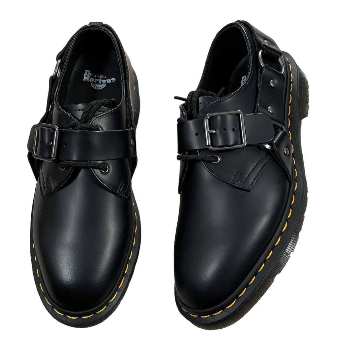 Dr. Martens Henree Lace Up Buckle Derby Oxford Low Top Shoes Dr. Martens Henree Lace Up Buckle Derby Oxford Low Top Shoes