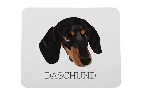 Kortharige Teckel geometrische onderlegger Art-Dog